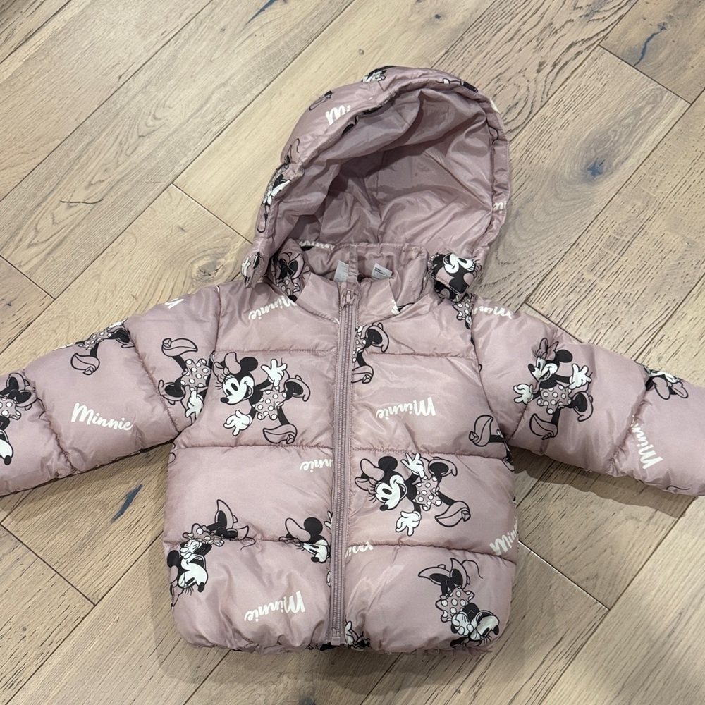 H&M Light Pink Puffer Jacket